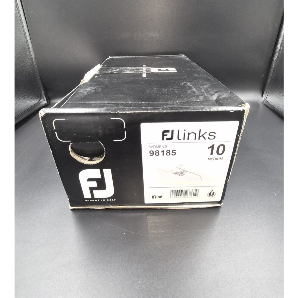 FootJoy Links 98185 Women's Golf Sneakers White Silver Size 10 Medium - Picture 6 of 6